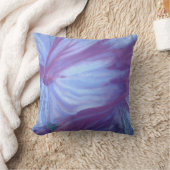 Coussin Carreau floral bleu romantique (Couverture)