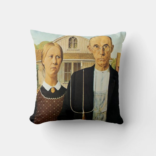 Coussin " Carreau gothique "américain de beaux-arts (Recto)