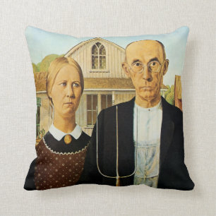 Coussin " Carreau gothique "américain de beaux-arts