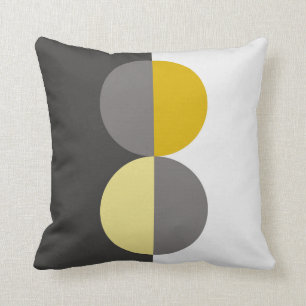 Coussin Carreau gris