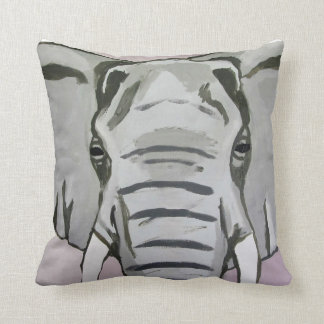 Coussin Carreau gris d'éléphant