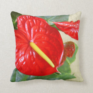 Coussin Carreau hawaïen d'anthure de style