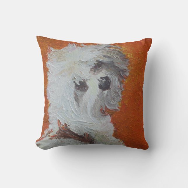 Coussin Carreau maltais de chiot (Recto)