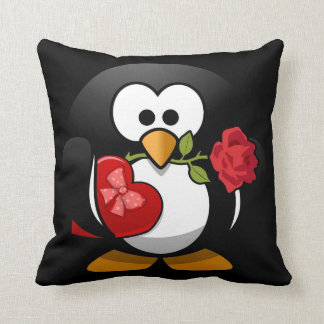 Coussin Carreau mignon de Valentine de pingouin