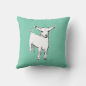 Coussin Carreau mignon d'enfant de chèvre (Verso)