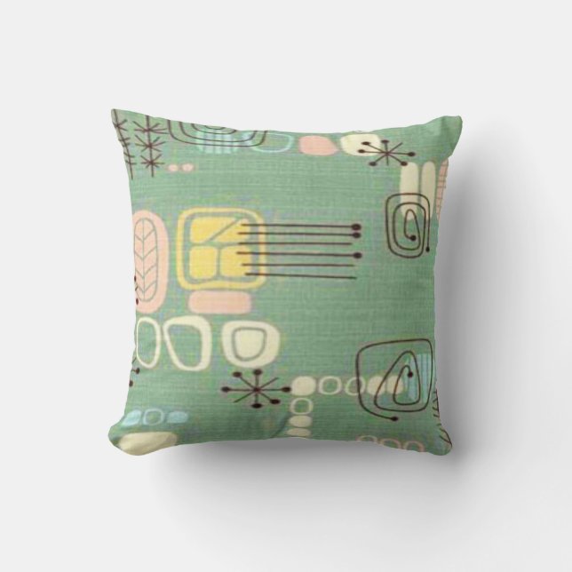 Coussin Carreau moderne de conception graphique de la (Recto)