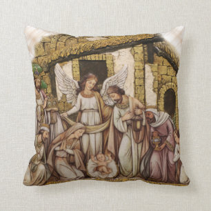 Coussin Carreau/nativité de Noël