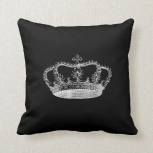 Coussin Carreau noir 20" de la couronne (b) x 20"