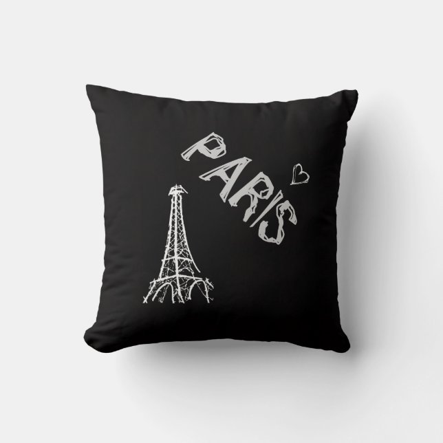 Coussin Carreau : PARIS (Recto)