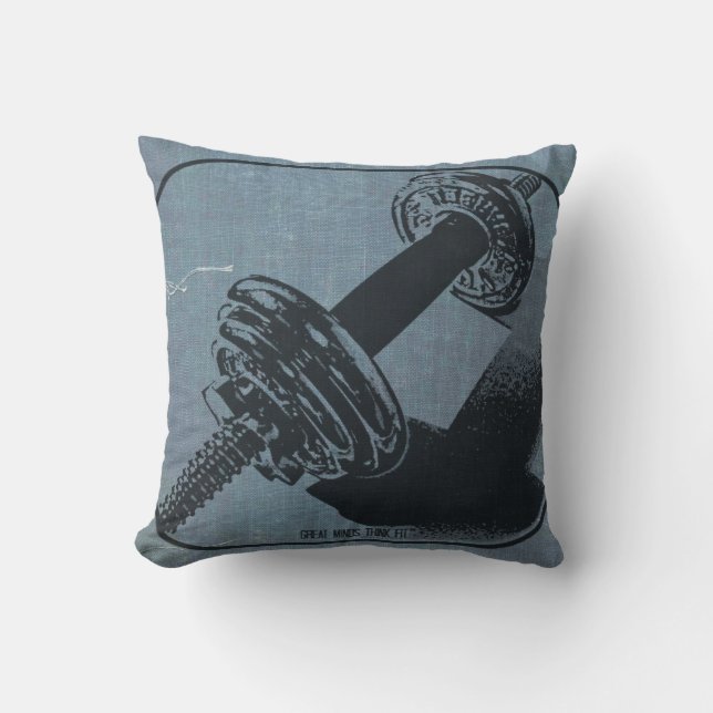 Coussin Carreau pour l'inspiration 016 de gymnase (Recto)