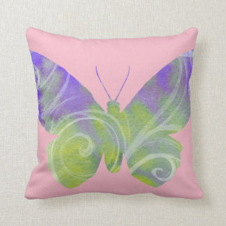 Coussin Carreau pourpre de papillon