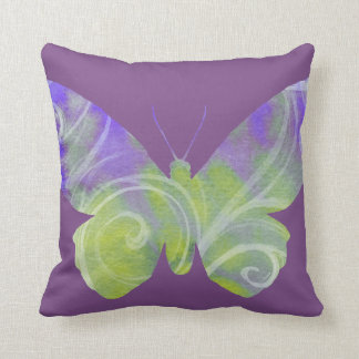 Coussin Carreau pourpre de papillon