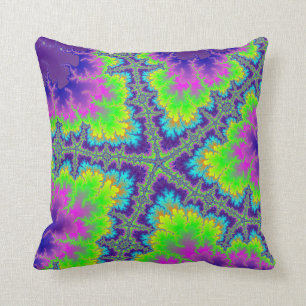 Coussin Carreau pourpre fait sur commande d'étoiles de me
