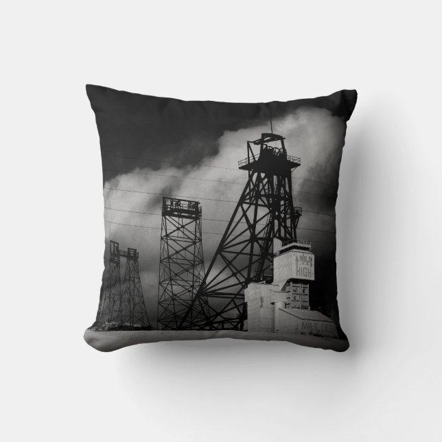 Coussin Carreau profond de coton de mille de haut de mille (Recto)