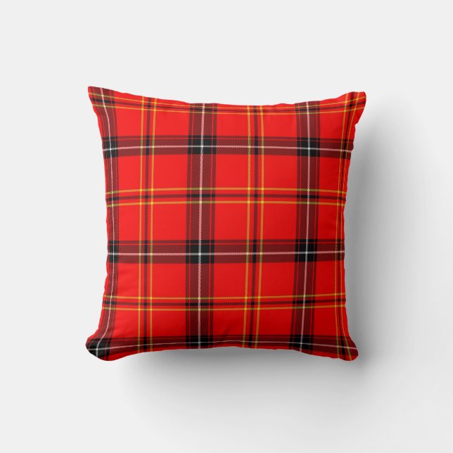 Coussin Carreau réversible de conception de plaid de (Recto)