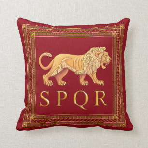 Coussin Carreau romain de lion