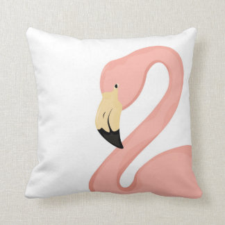 Coussin Carreau rose de Flamant rose