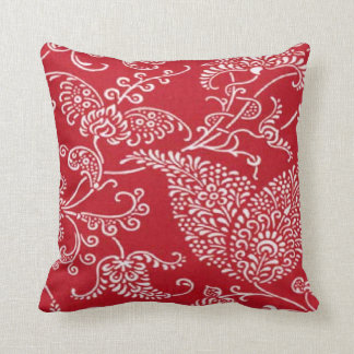 Coussin Carreau rouge de MoJo de pays français