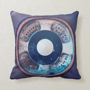 Coussin Carreau vintage de cage d'huile