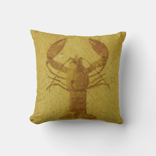 Coussin Carreau vintage de homard (Recto)
