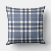 Coussin Carreaux Bleu Denim (Verso)