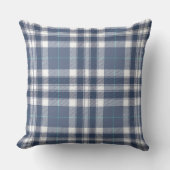 Coussin Carreaux Bleu Denim (Recto)