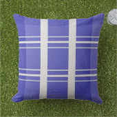Coussin Carreaux Bleu Océan (Herbe)