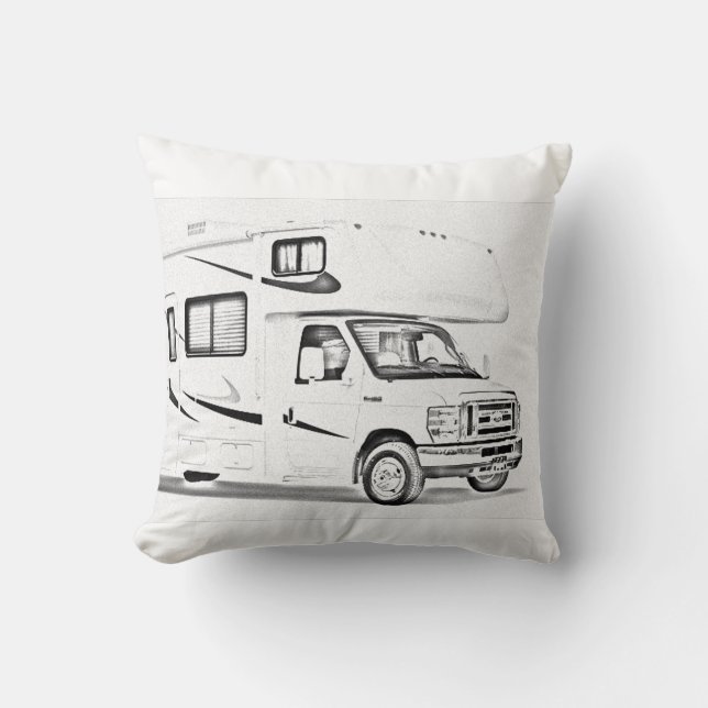 Coussin Carreaux de conception de "rv" (Recto)
