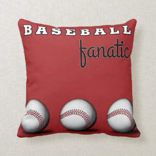 Coussin Carreaux de fanatique de base-ball