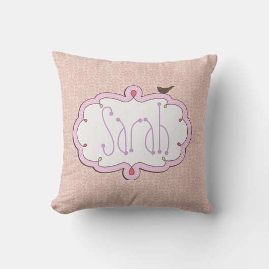 Coussin carreaux de MoJo d'Américain de bébé (Recto)