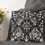 Coussin Carreaux de poterie Talavera mexicain noir blanc<br><div class="desc">Cette conception peut être personnalisée en choisissant l'option Modifier la conception. Vous pouvez également transférer sur d'autres objets. Contactez-moi à l'adresse colorflowcreations@gmail.com ou utilisez l'option conversation en haut de la page si vous souhaitez avoir cette conception sur un autre produit ou si vous avez besoin d'aide pour cette conception. Voir...</div>
