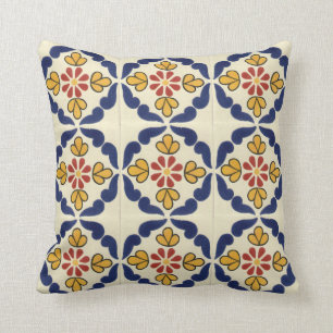 Coussin Carreaux doubles faces de tuile de Talavera de