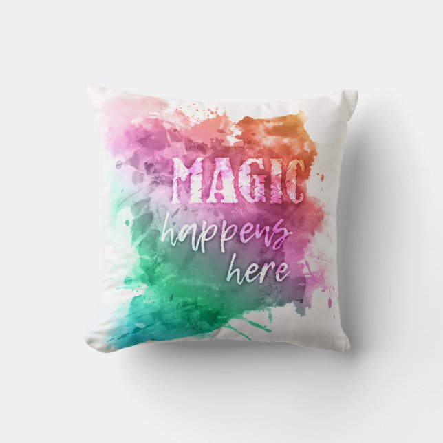 Coussin Carreaux "magiques" (Recto)