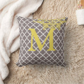 Coussin Carreaux Marocains Monogramme de n'importe quelle  (Couverture)