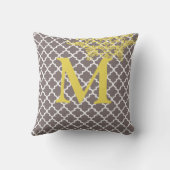 Coussin Carreaux Marocains Monogramme de n'importe quelle  (Verso)