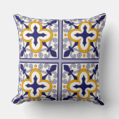 Coussin Carreaux Marocains Motif #2 (Recto)