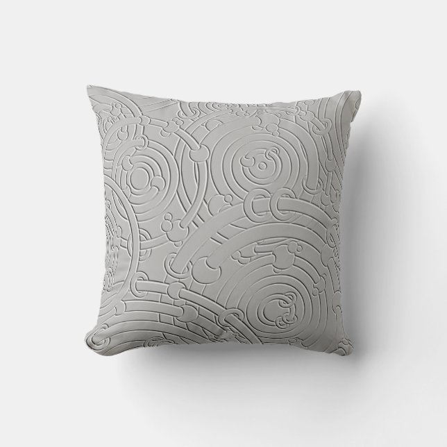 Coussin Carreaux modernes de geek d'Astro (Recto)