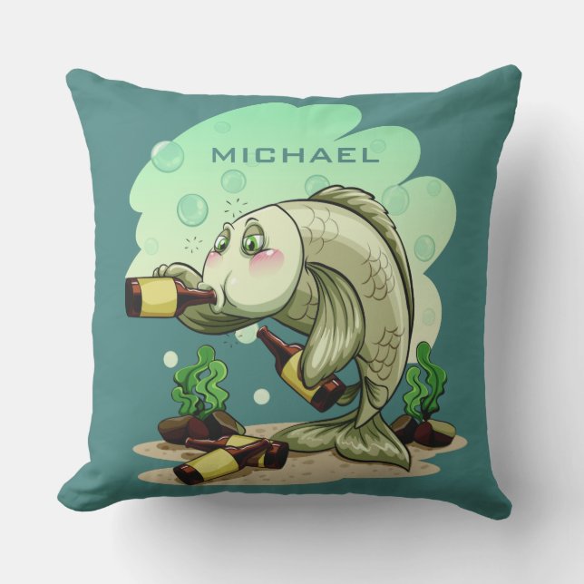 Coussin Carreaux nommés faits sur commande potables de (Recto)