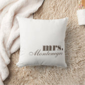 Coussin Carreaux réversibles M. et Mme Custom Names (Couverture)