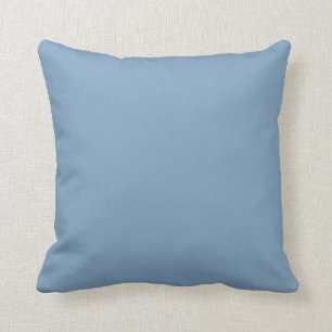 Coussin Carreaux solides de bleu de crépuscule