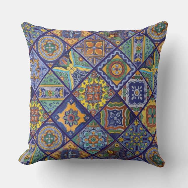 Coussin Carreaux Talavera (Recto)