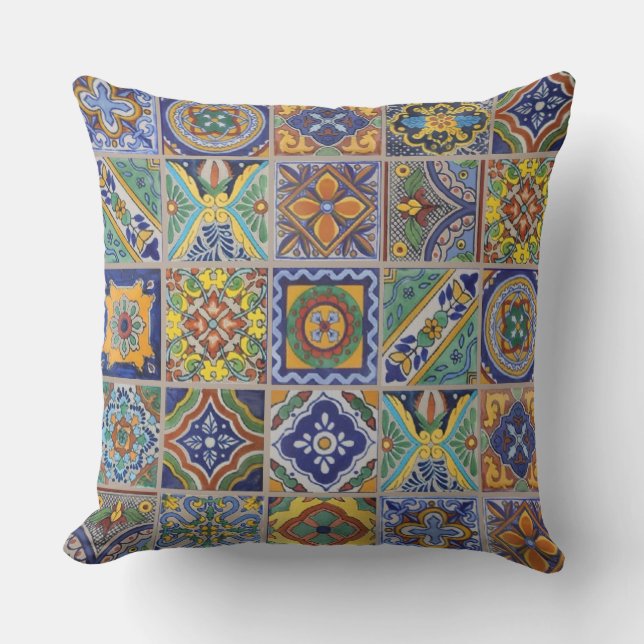 Coussin Carreaux Talavera (Recto)