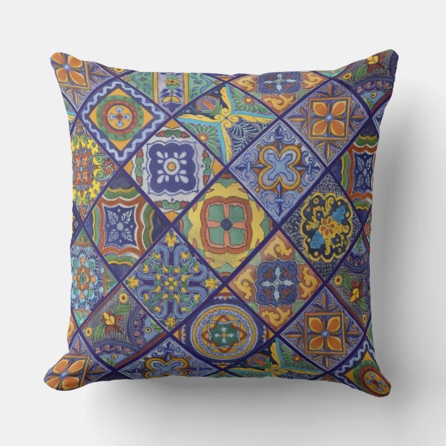 Coussin Carreaux Talavera (Recto)