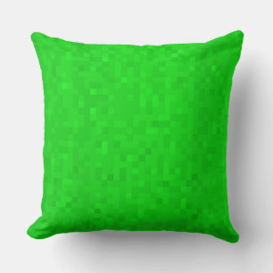 Coussin Carrelage de mosaïque vert chaud Motif, Gros Pouce