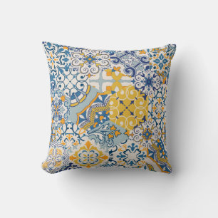 Coussin Carrelage en mosaïque colorée avec Islam, Arabi