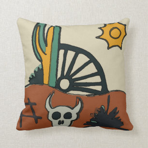 Coussin Carrelage mexicain Désert de l'Ouest