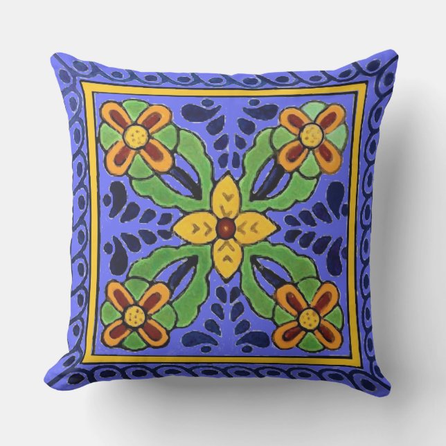 Coussin Carrelage Talavera (Recto)