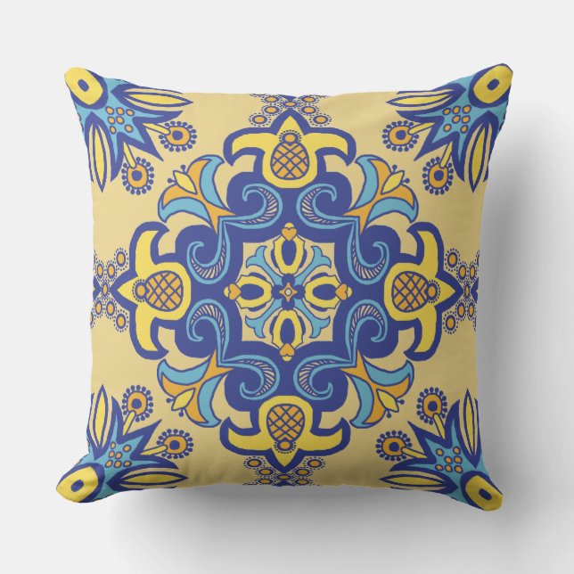 Coussin Carrelage Talavera (Recto)
