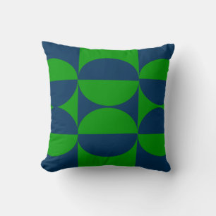 Coussin Carrés et cercles du Bauhaus