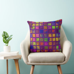 Coussin Carrés jazzy